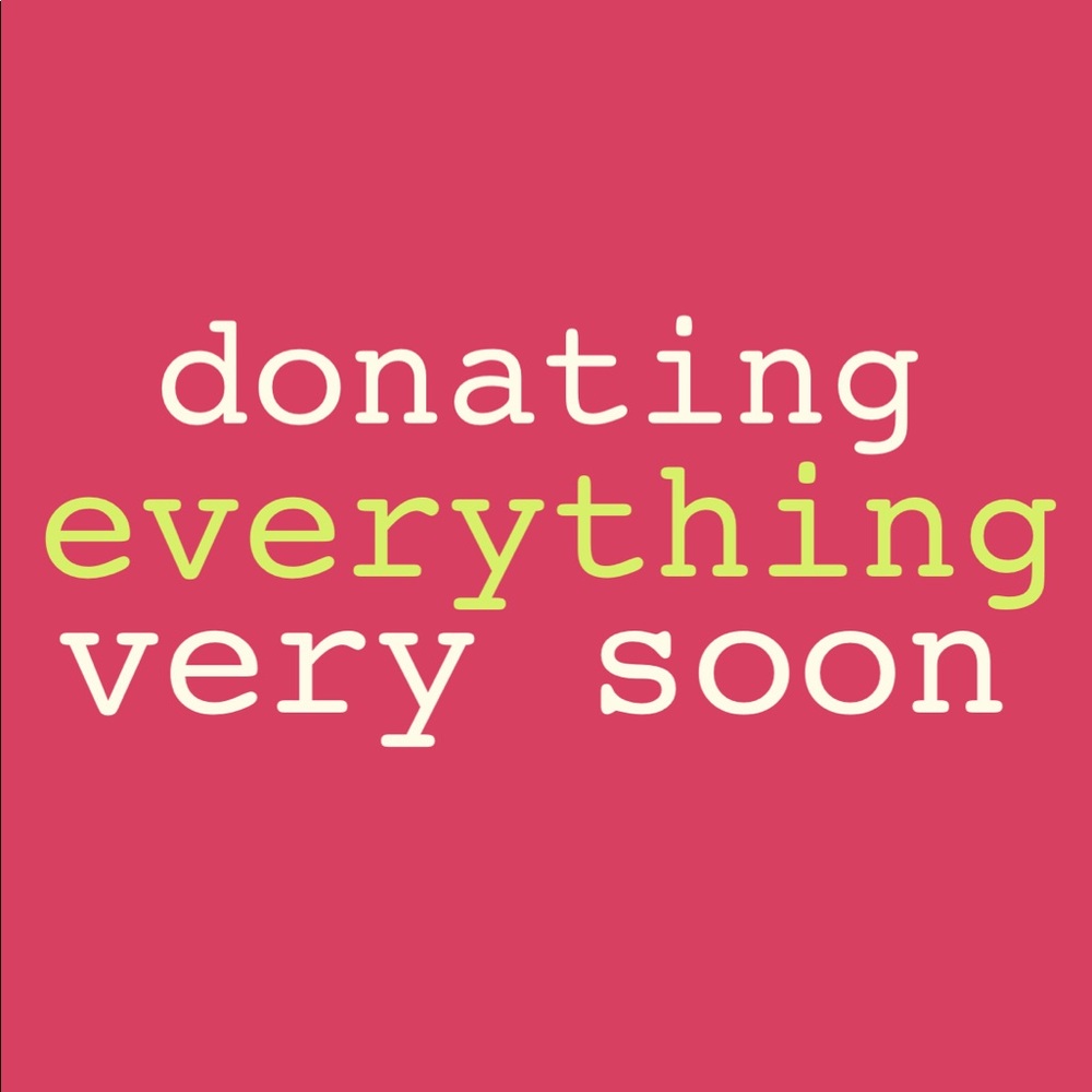 buy things before i donate!